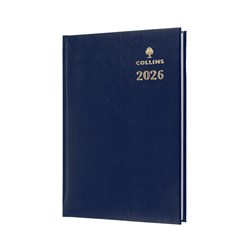 Collins Sterling Diary A5 Week To View Blue 
