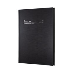 Collins Kingsgrove Diary A5 Week To View Black 