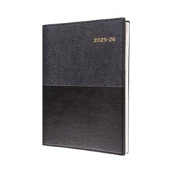 Collins Vanessa Financial Year Diary A4 Day to Page Black