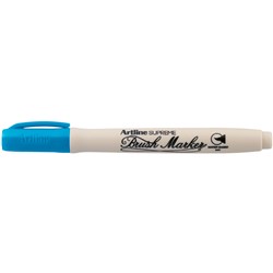 Artline Supreme Brush Markers Sky Blue Box Of 12 