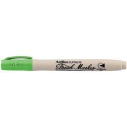 Artline Supreme Brush Markers Yellow Green Box Of 12 