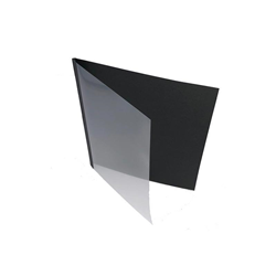 GOLD SOVEREIGN THERMAL BINDING Cover 8mm Black Back Clear Front Binds between 60 - 80 Pages Pack of 100