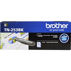 Brother TN-253BK Toner Cartridge Black 2,500 Page Yield