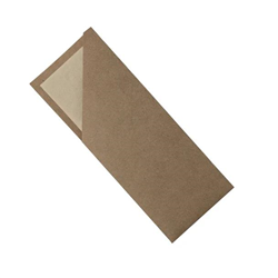 EcoSafe Cutlery Pouch with 2ply Bamboo Napkin Kraft (Pack 1000)